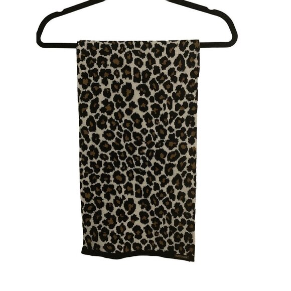 MICHAEL KORS Leopard Print Scarf - Picture 1 of 5